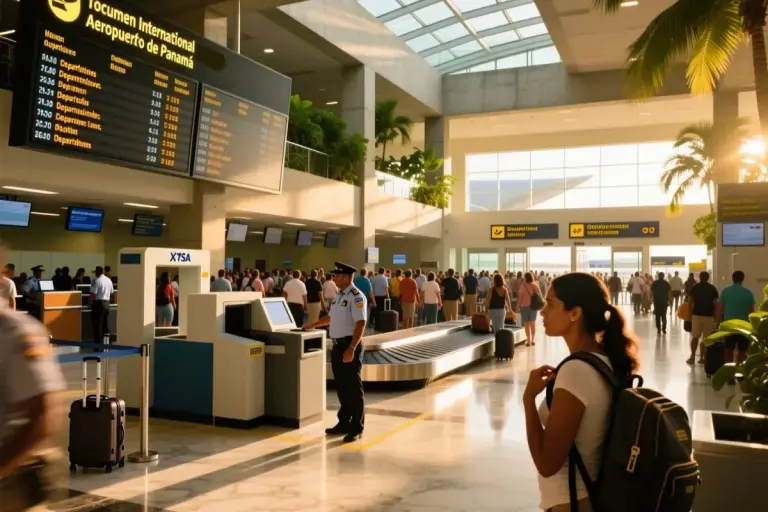 busy tocumen airport