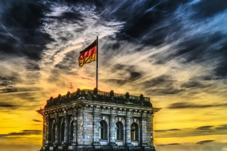 german flag burg