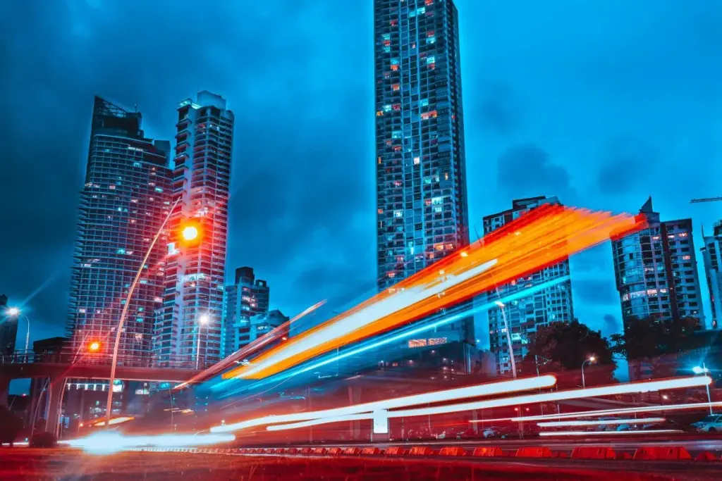 panama city at night