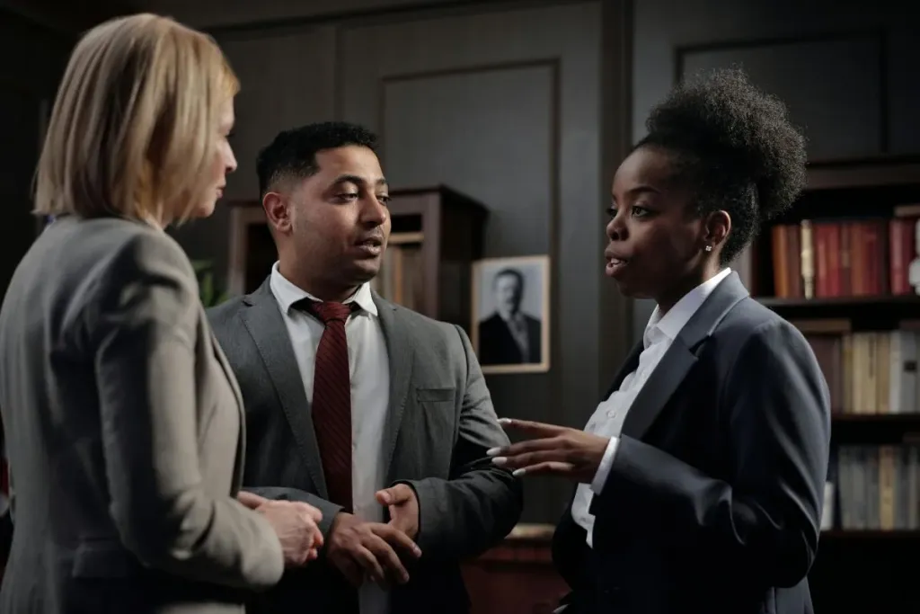 group of lawyers