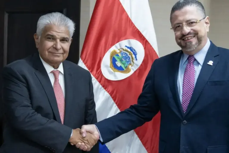 President Jose Mulino Visits Costa Rica for Talks to President Rodrigo Chaves mulino y chaves