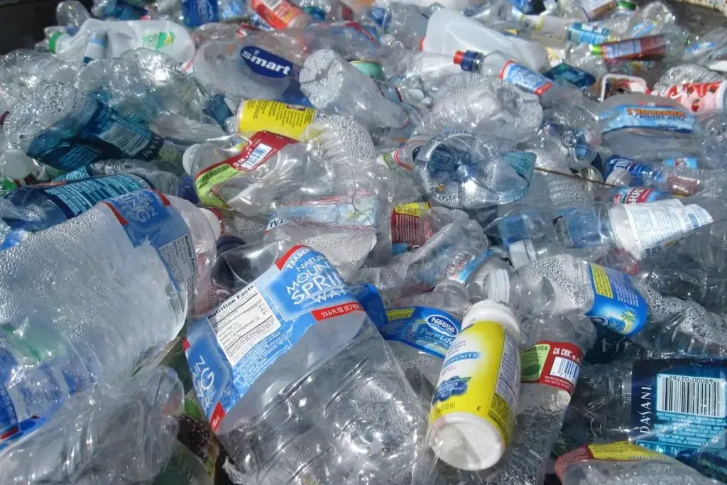 plastic white bottles