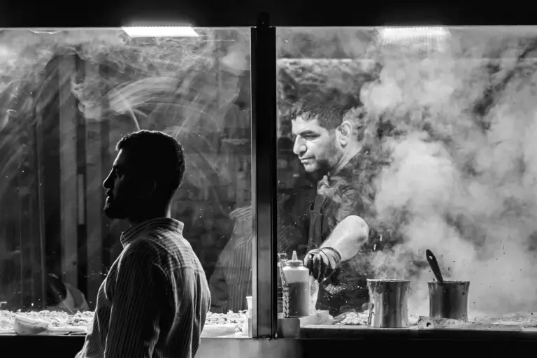 Panama Metro Evicts Street Vendors at and in Stations street vendor bw