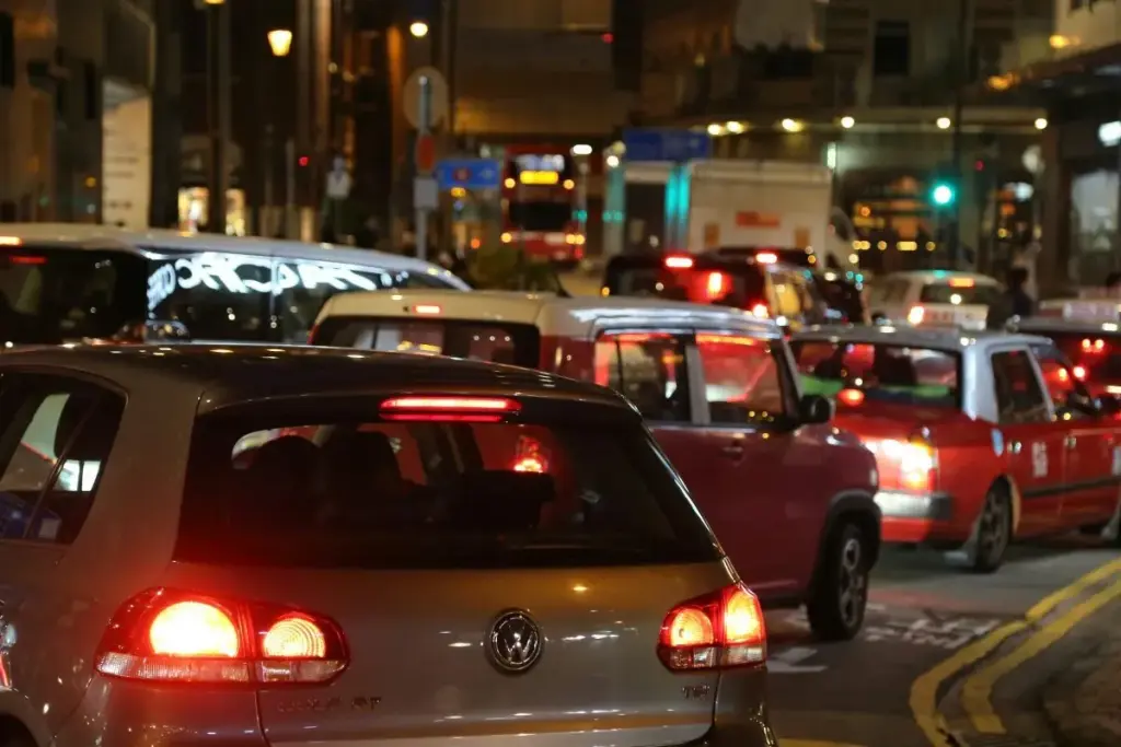 cars in line