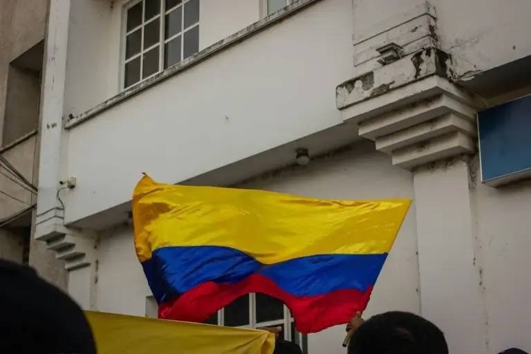 Panama March by Venezuelans Supports Nobel Winner Machado venezuelan flag