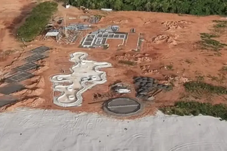 punta chame extraction of sand