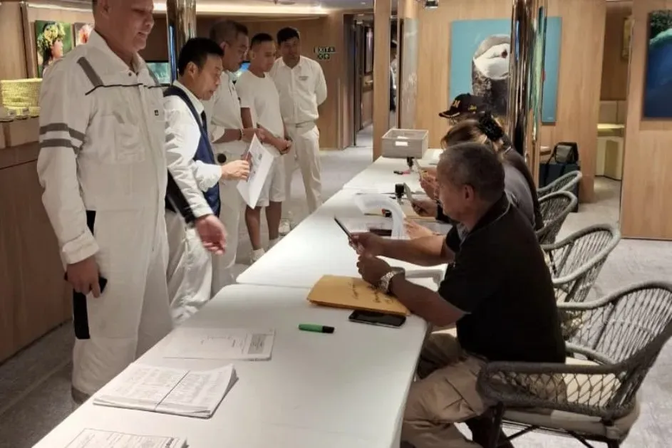 20 de marzo foto crucero 2 cruis ship migration