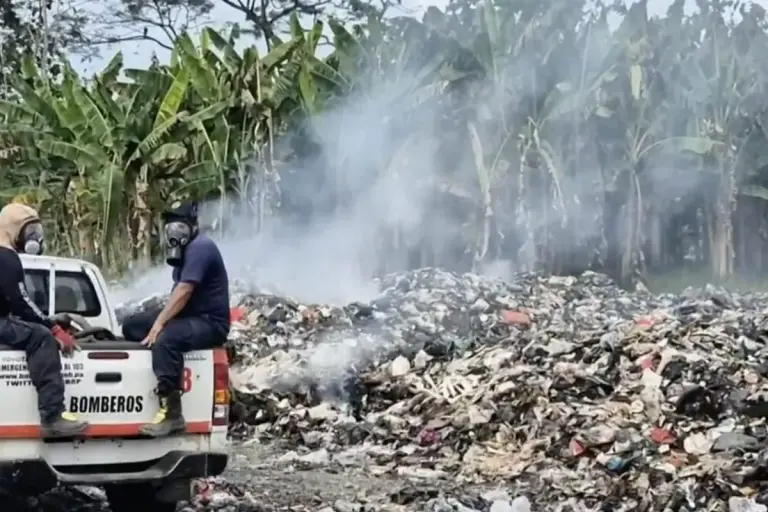 baru smoke landfill