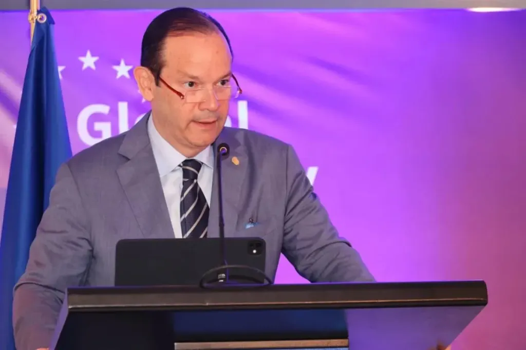 javier acha european union meeting