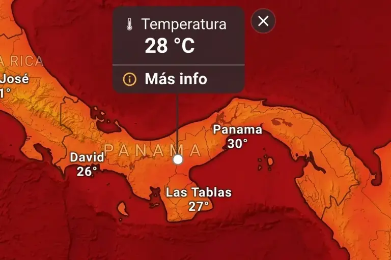high temperatures in panama