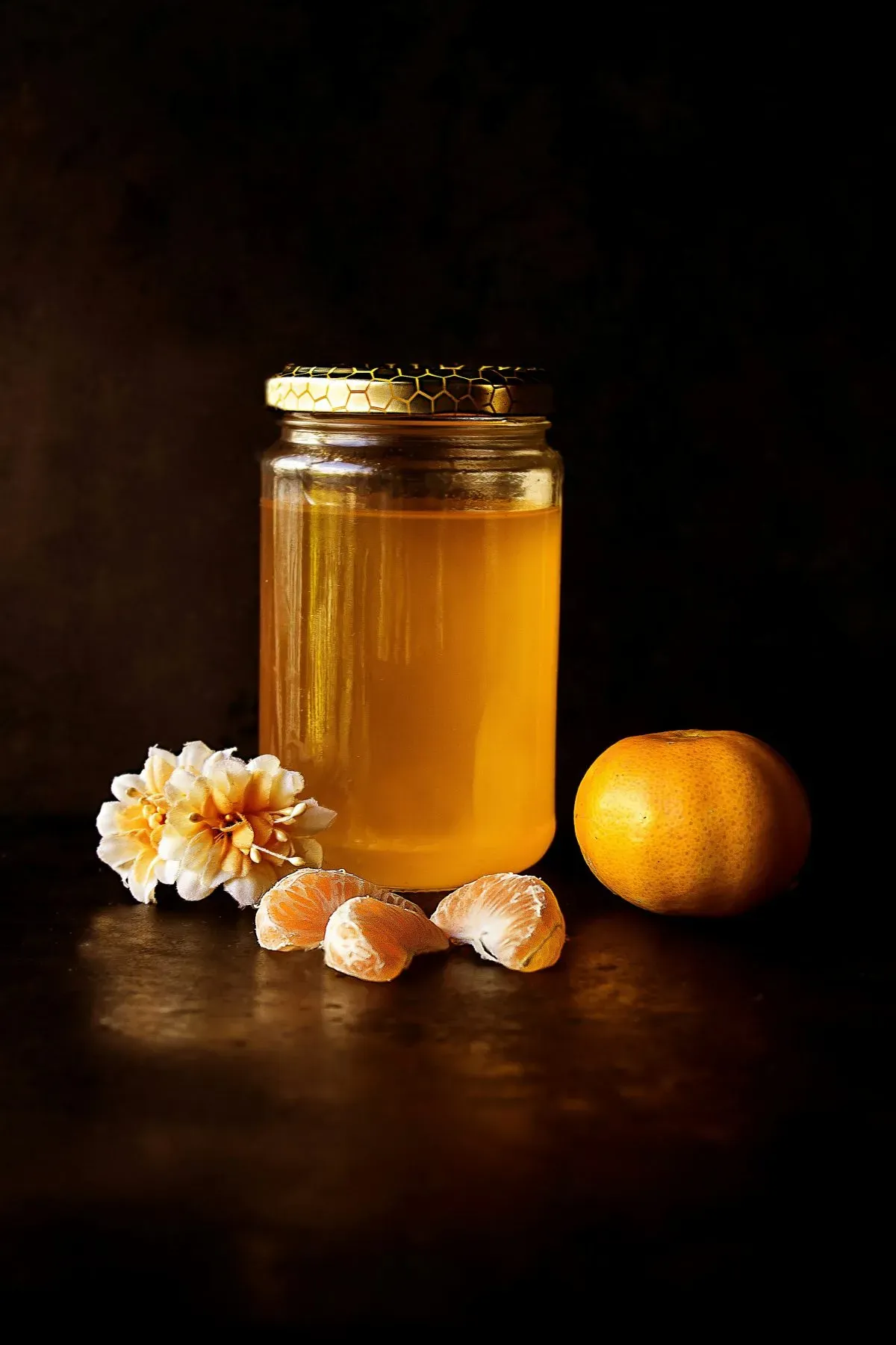 honey in jar