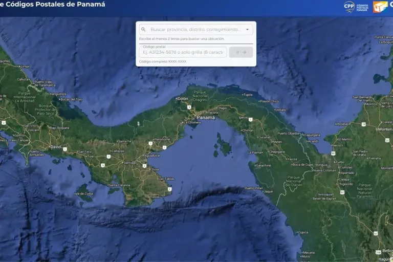 new postal codes zip codes platform for panama