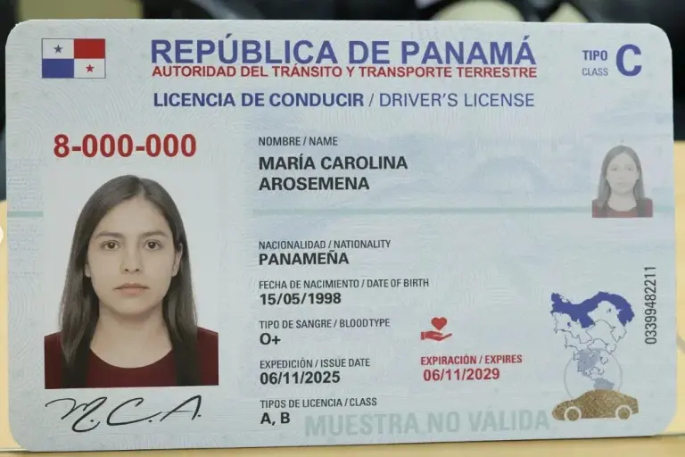 panama driver license by attt