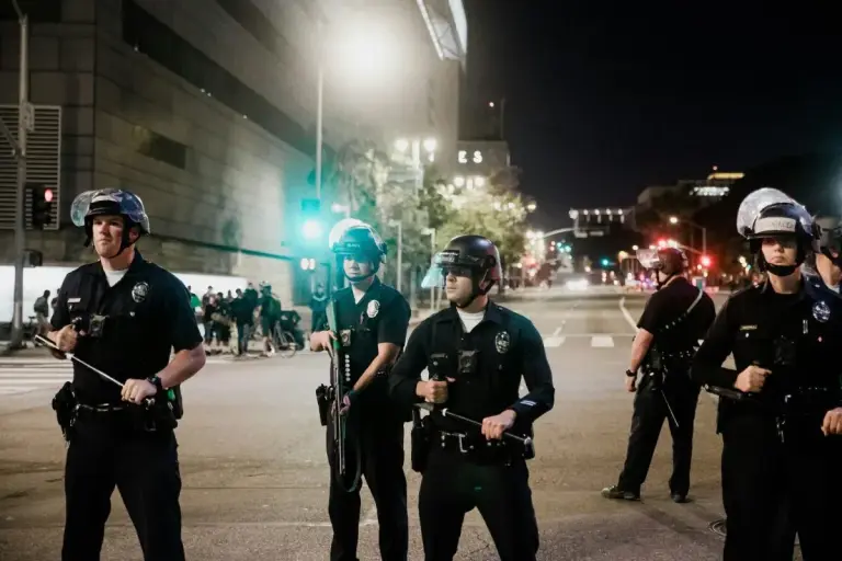 police enforcing