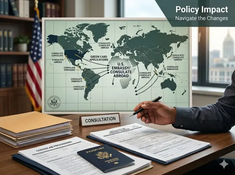New Trump Policy: Green Card Applications Must Be Filed Abroad Now trump policy green card now only abroad
