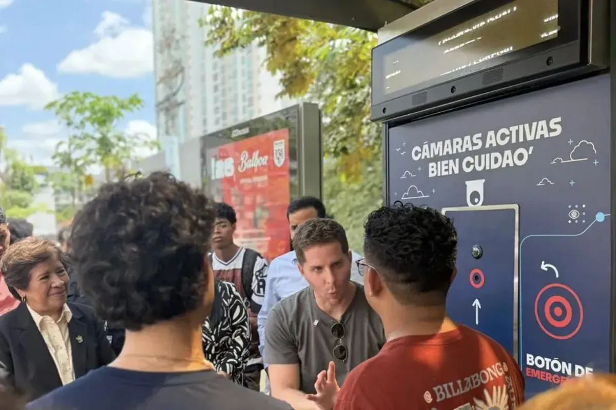 intelligent bus stop inauguration