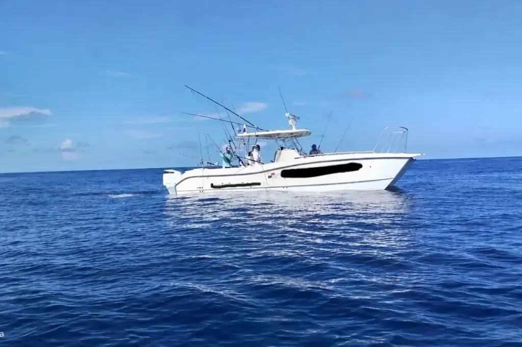 A sport fishing vessel operating without authorization within Coiba National Park was intercepted View of Boat Credit MiAmbiente