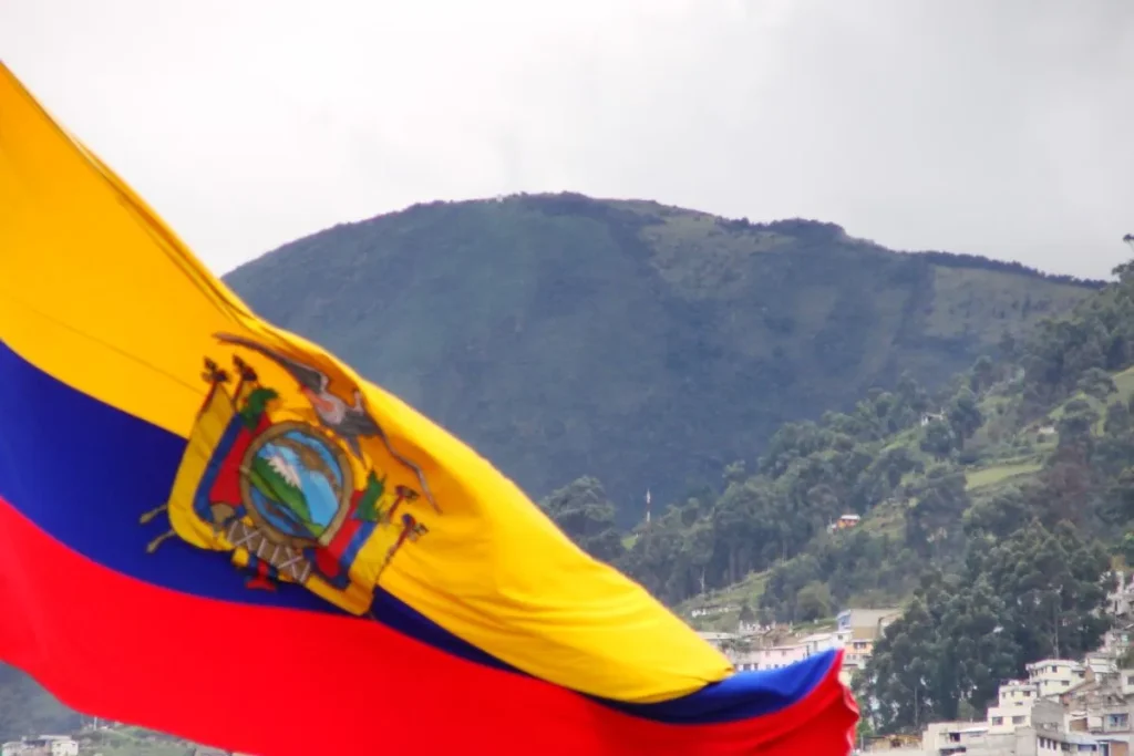 Flag ecuador