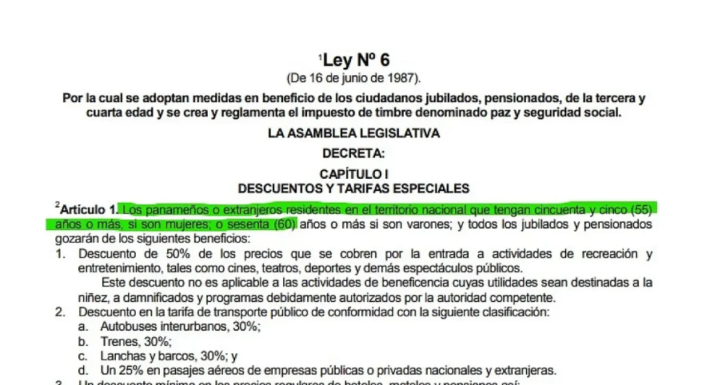 pensionado retiree law