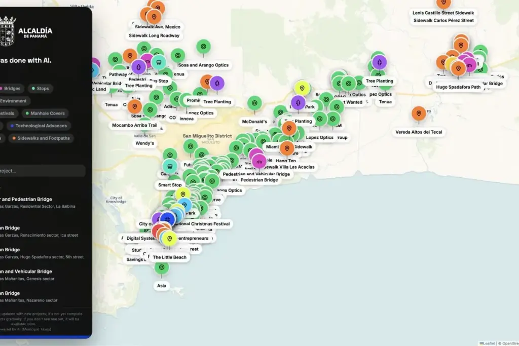 Screenshot of AirTag Vigilantes tracking website for tax spendings