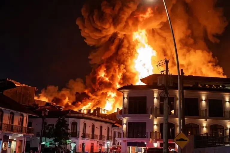 second fire in casco antiguo in less than a week