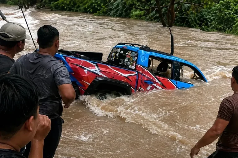 Tragedy Panama Floodwaters Claims Driver in Darien Province Tragedy in Darién men dies swept away by rivers current Credit Socials Sinaproc