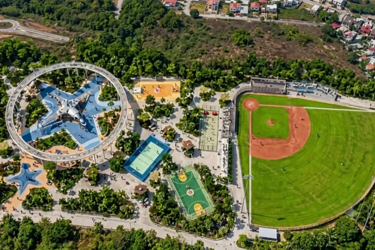 visualitzation of tocumen park construction