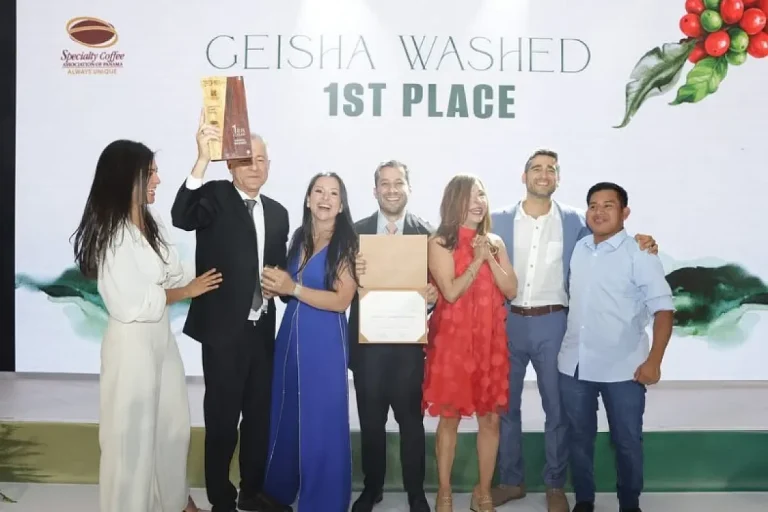 Geisha Coffee Champions Crowned at ’30th Best of Panama’ 1st place best of panama 2026 Credit Socials @lamastusfamilyestates