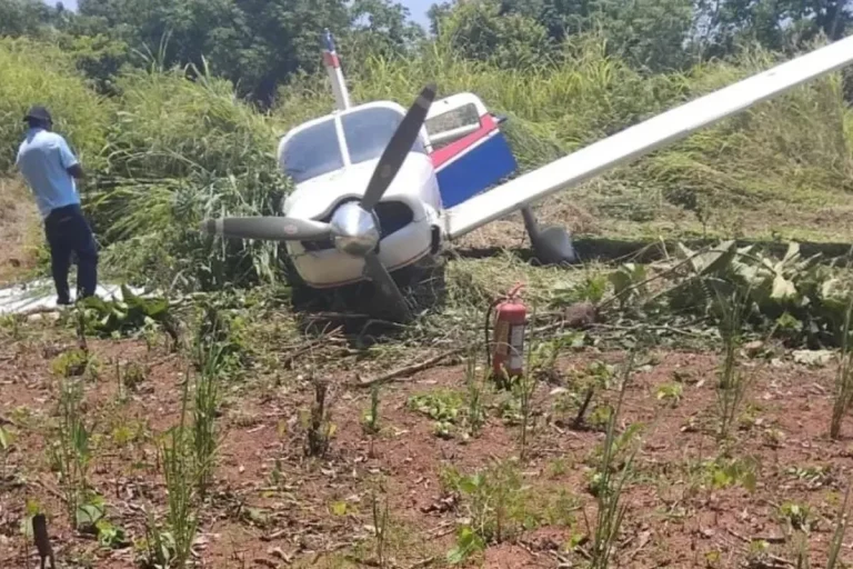 Image of the San Miguel plane accident on Island