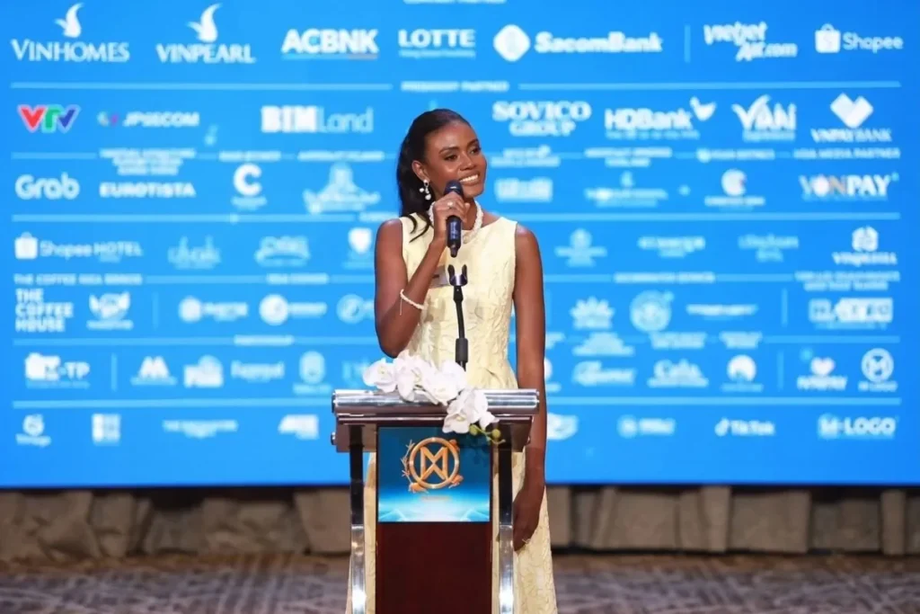 Panama represented by Madeline Miller at Miss World