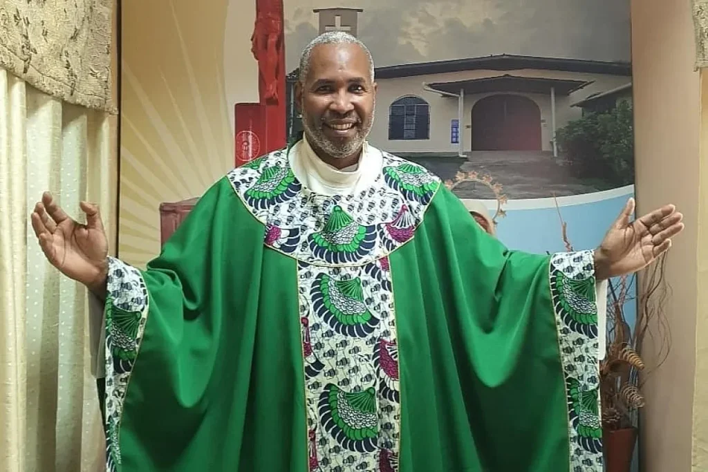 Padre Eusebio Muñoz, a representative of the Catholic Church in Panama Credit Socials peusebiolive