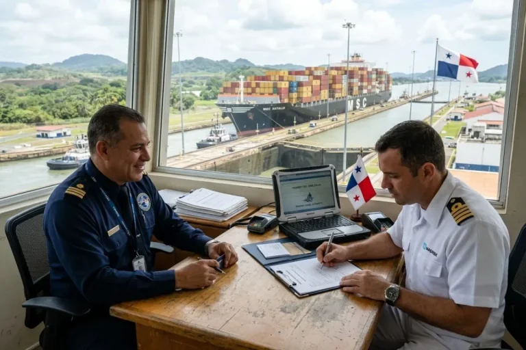 Remarkable Record Transit Payment at Important Panama Canal Hits $5.3 Million record transit payment for panama canal - ai illustration