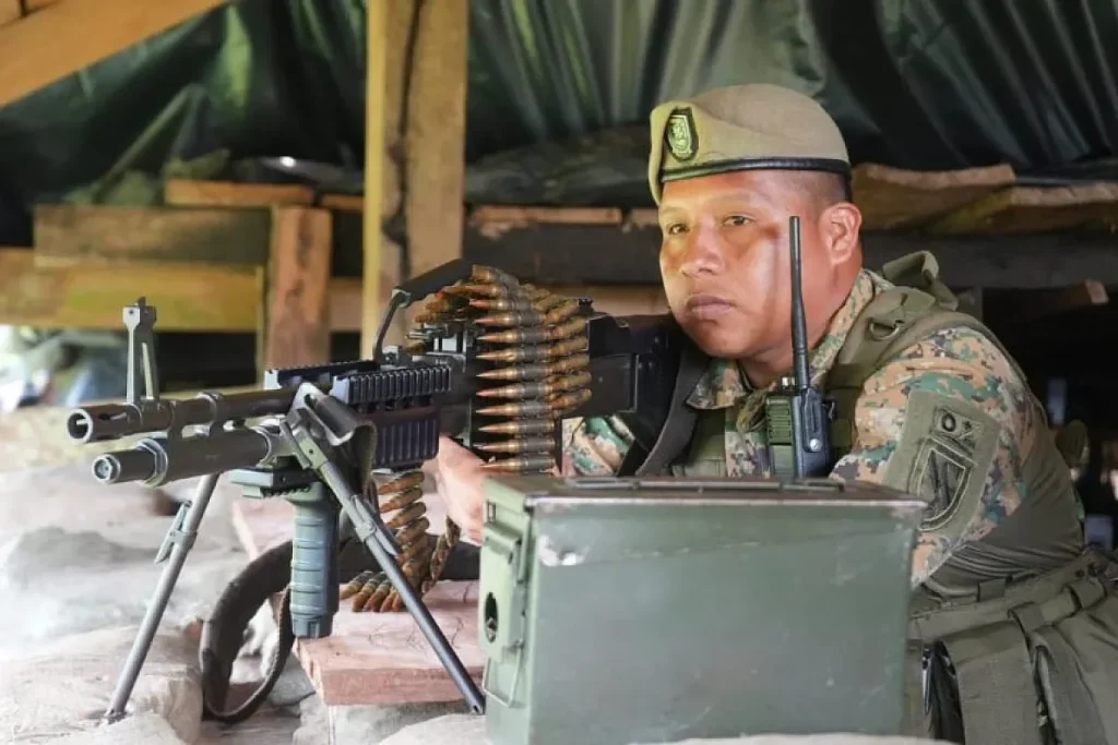 Soldier at PANAMA SECURES BORDER WITH COLOMBIA Announcements Photo Credit SenaFront