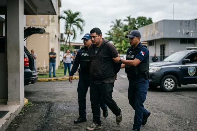 Panama Detains 2nd Alleged War Recruitment Agent in Crackdown war recruitment agent detention AI illustration