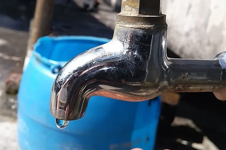water shortage and scarcity tap with no water