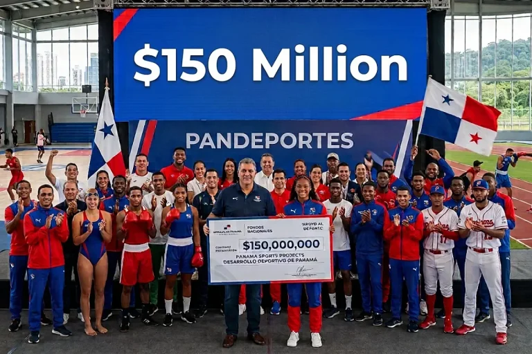 150$ Million for Panama sports proyects.