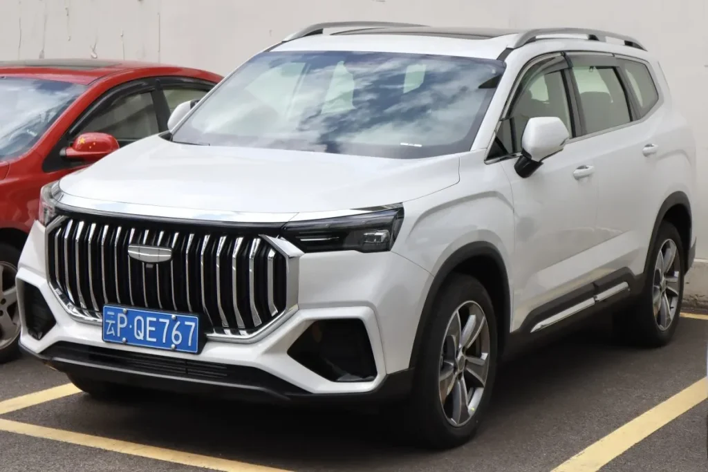 Chinese car brands Geely Haoyue 2023 By User3204 - Own work, CC BY-SA 4.0, https://commons.wikimedia.org/w/index.php?curid=134524459