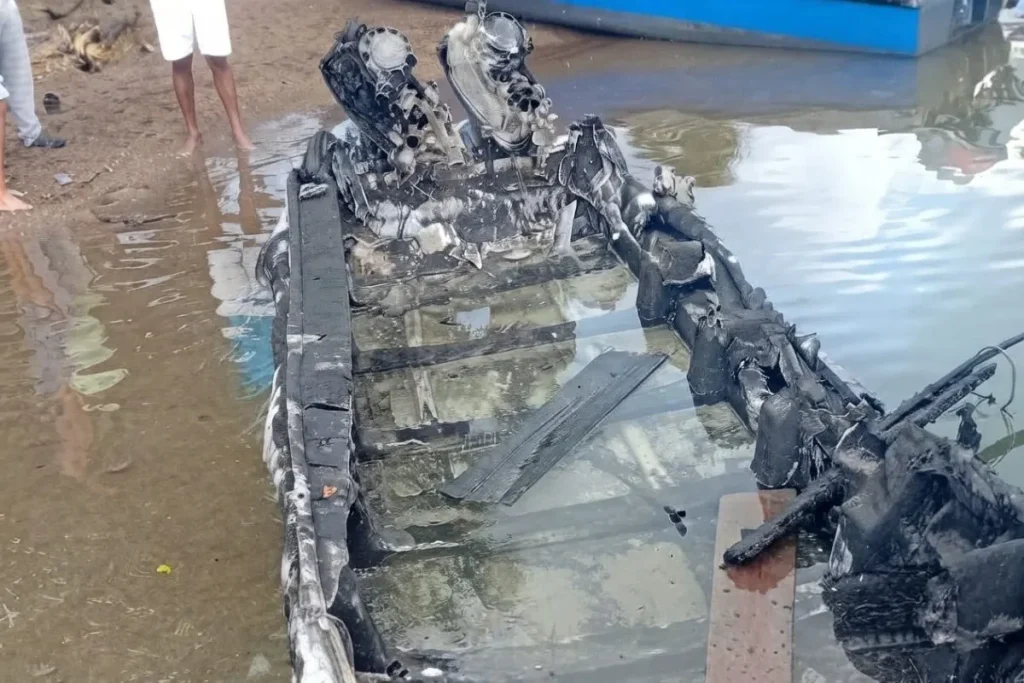 after fire in colon