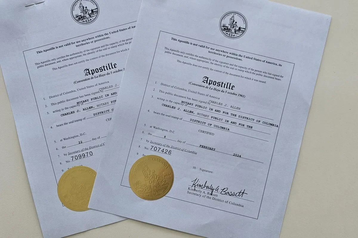 Apostille International Document Use