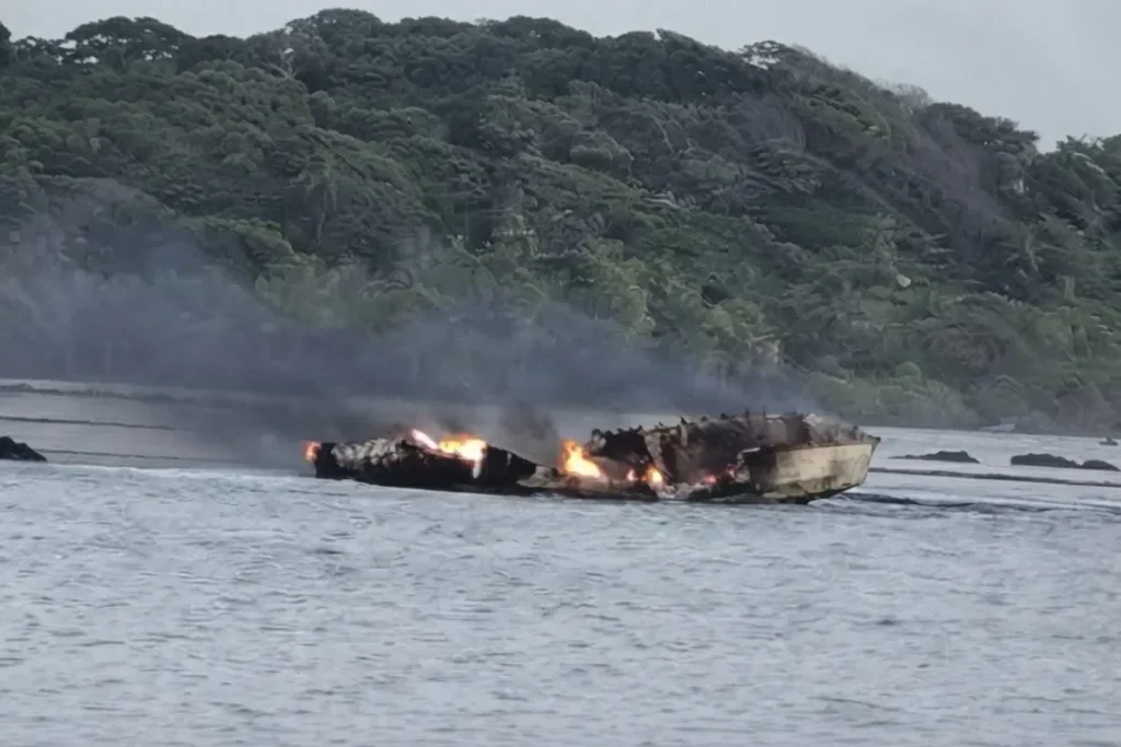 boat after fire. By Expat TImes