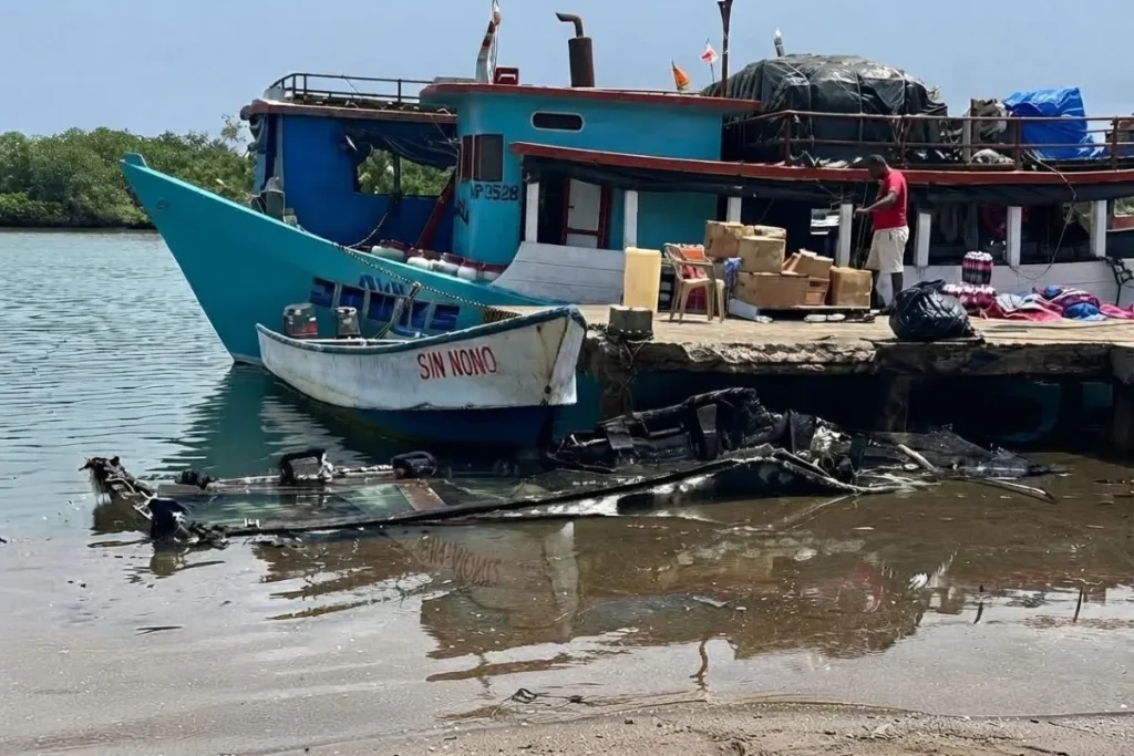 After Fire on Boat. Courtesy of RP.