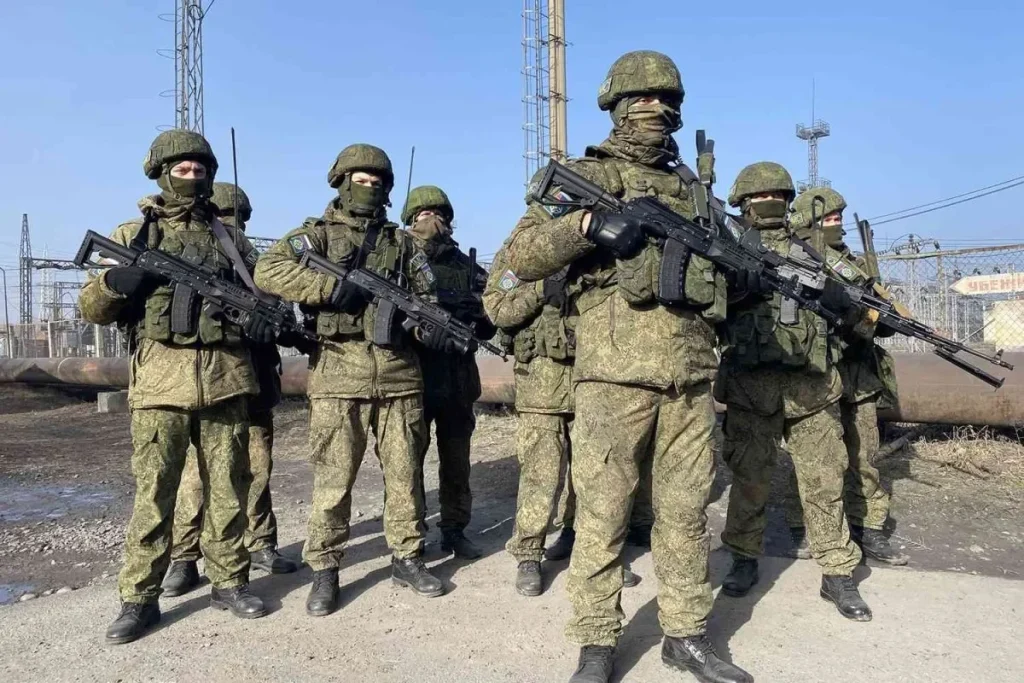 Russian soldiers. By RWS.