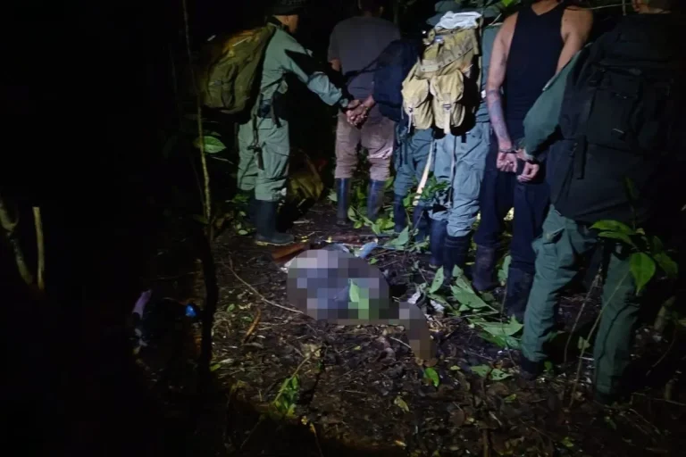 Operation in Soberanía National Park halts illegal hunting and leads to the arrest of offenders Credit MiAmbiente