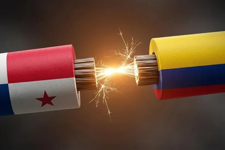 Panama Colombia electric connection