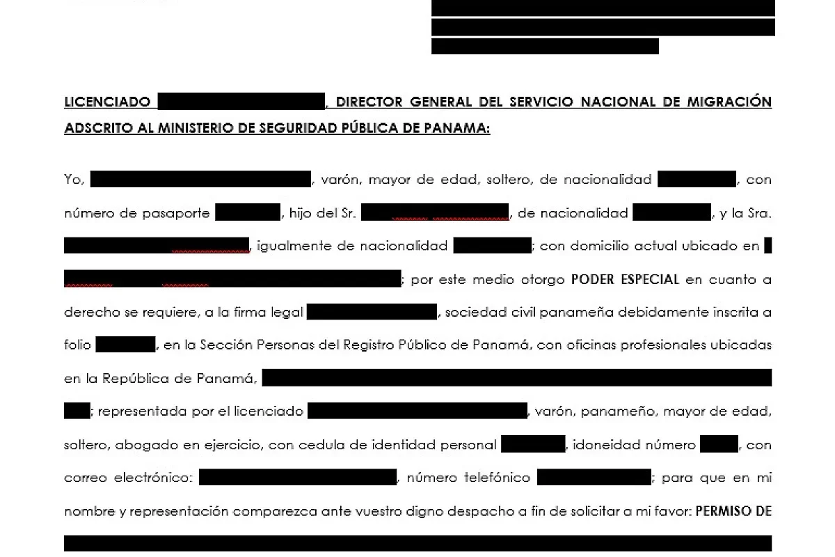 Panama Immigation Lawyer Power of Attorney