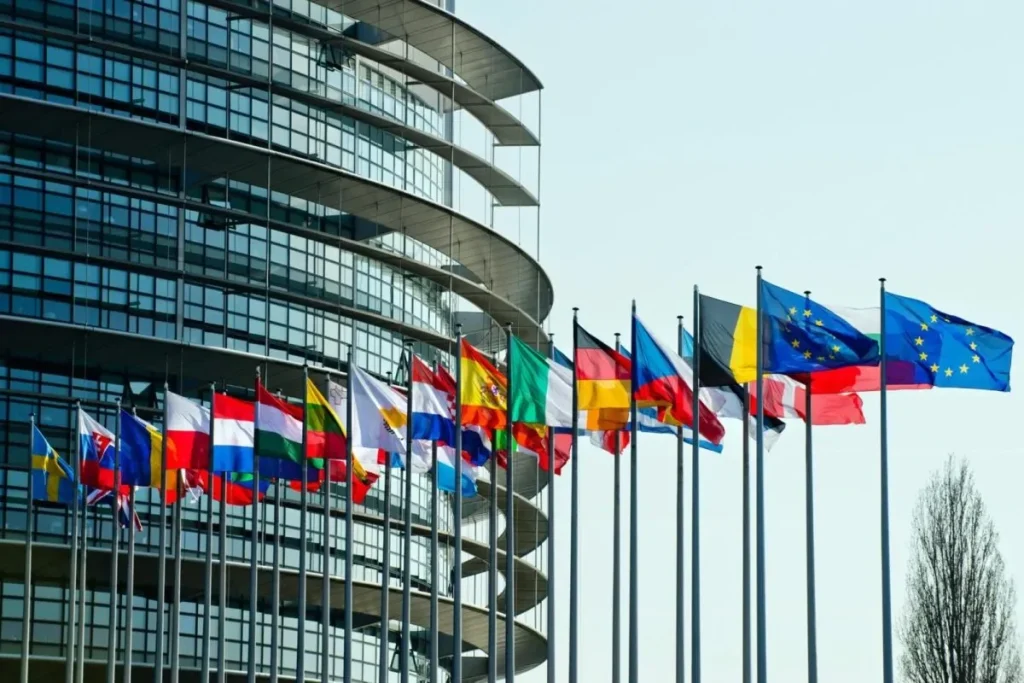 European parlament. By EU.