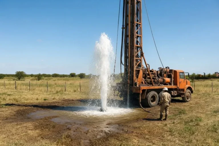 Well drill. By Soluciones Acu.