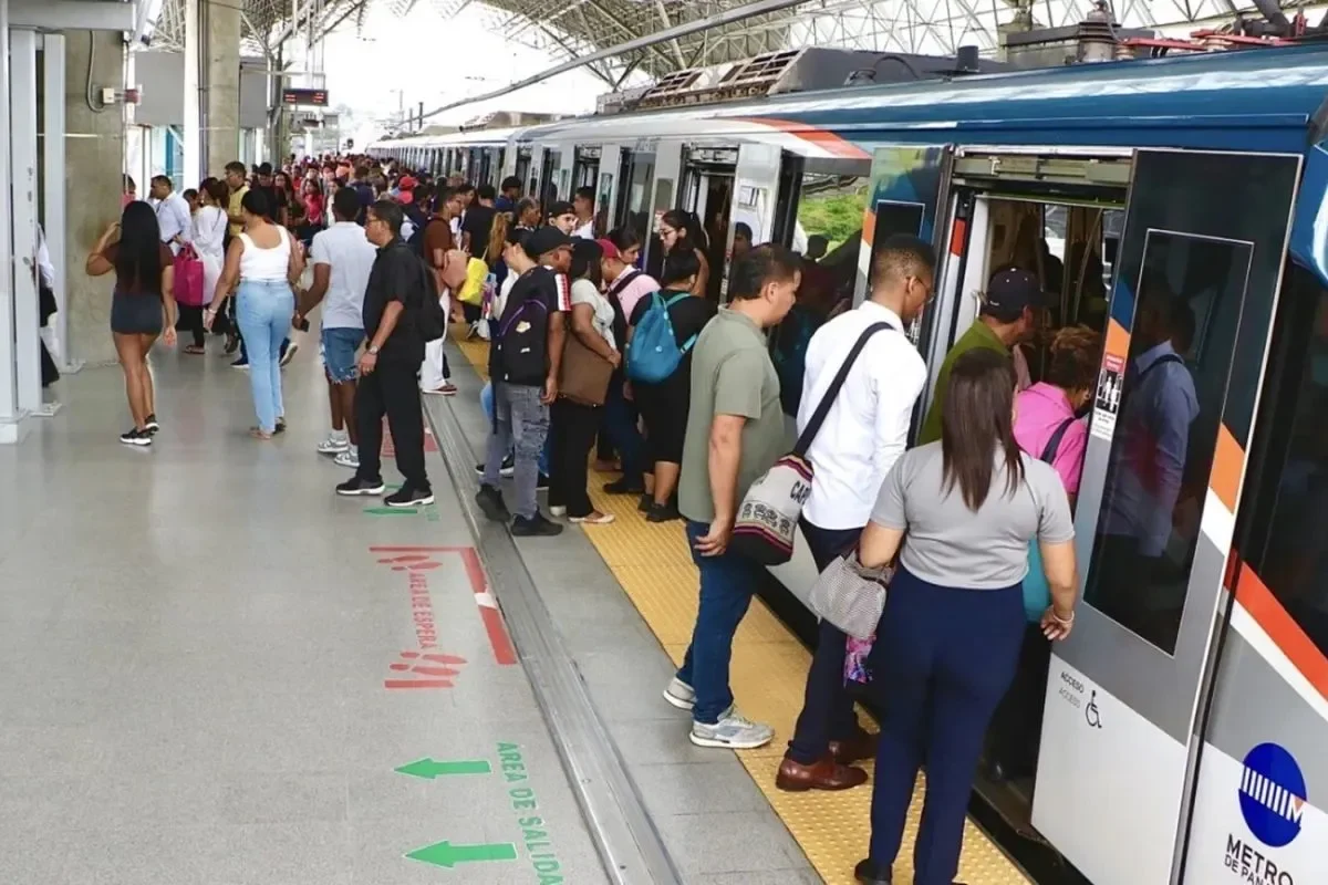 Panama Metro Line 1 Suffers Morning Electrical Fault Once Again. By MetroPanama.