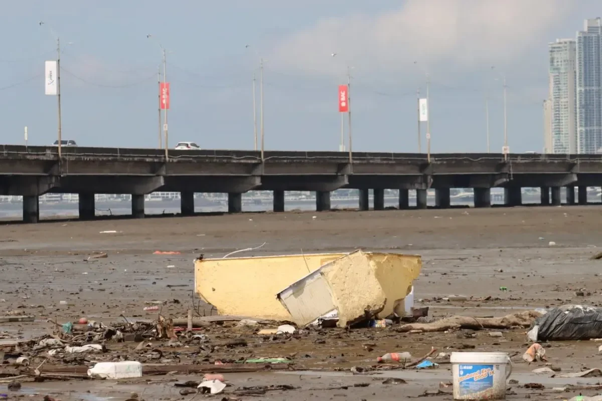 Inspiring Goal! Panama Emissions Reduction Target Set at 11 % by 2035 Environmental pollution affects Panama's beaches and mangrove areas / MiAmbiente