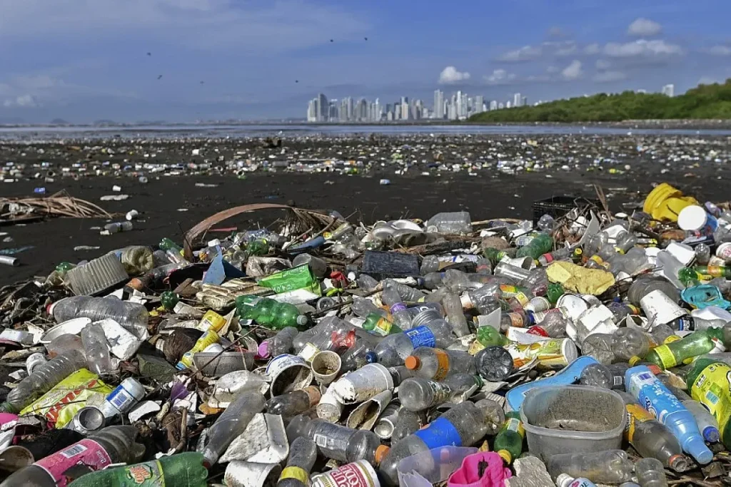 Basura Playas Panama AFP